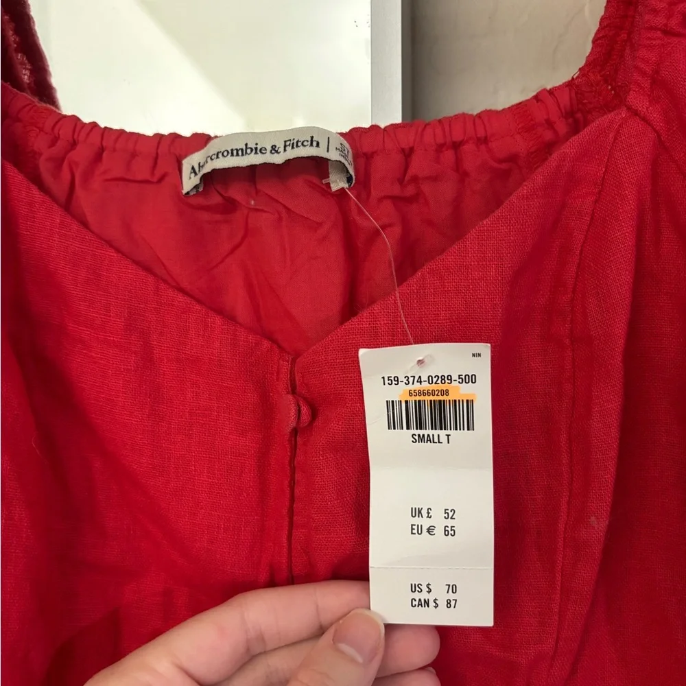 NWT Abercrombie and Fitch Linen Dress - Picture 5 of 5